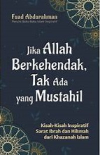 Image of Jika Allah Berkehendak Tak Ada Yang Mustahil